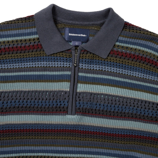 thisisneverthat Striped S/S KnIt Polo