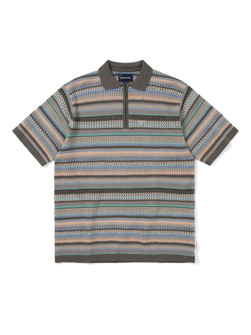 thisisneverthat Striped S/S KnIt Polo