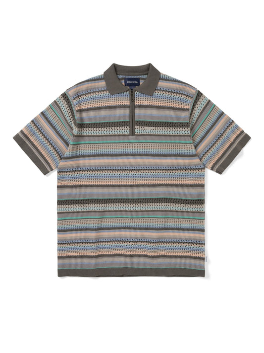 thisisneverthat Striped S/S KnIt Polo