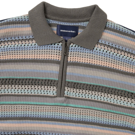 thisisneverthat Striped S/S KnIt Polo