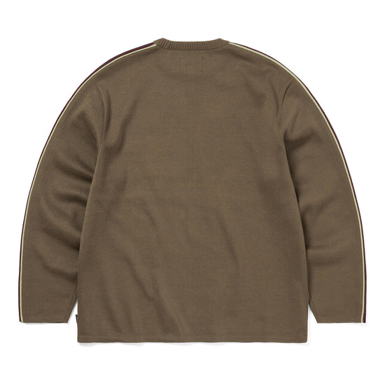 thisisneverthat Striped Sleeve Knit Crew