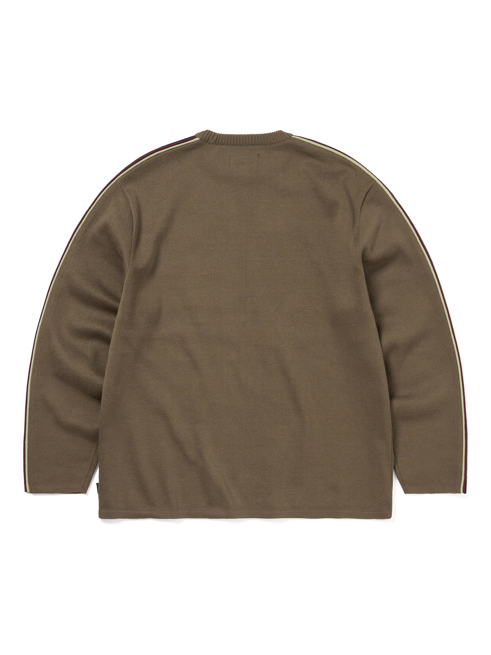 thisisneverthat Striped Sleeve Knit Crew