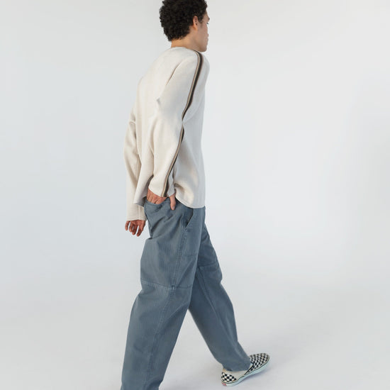 thisisneverthat Striped Sleeve Knit Crew