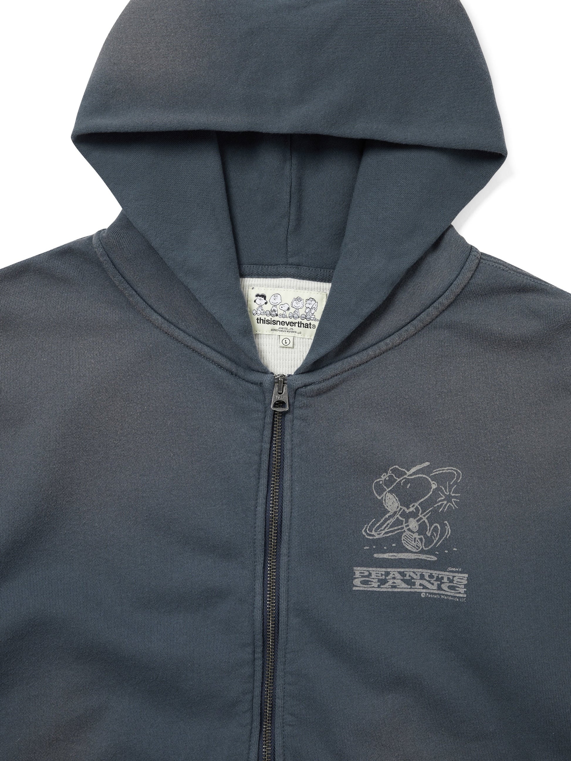 thisisneverthat TNT PEANUTS Zip Up Hoodie
