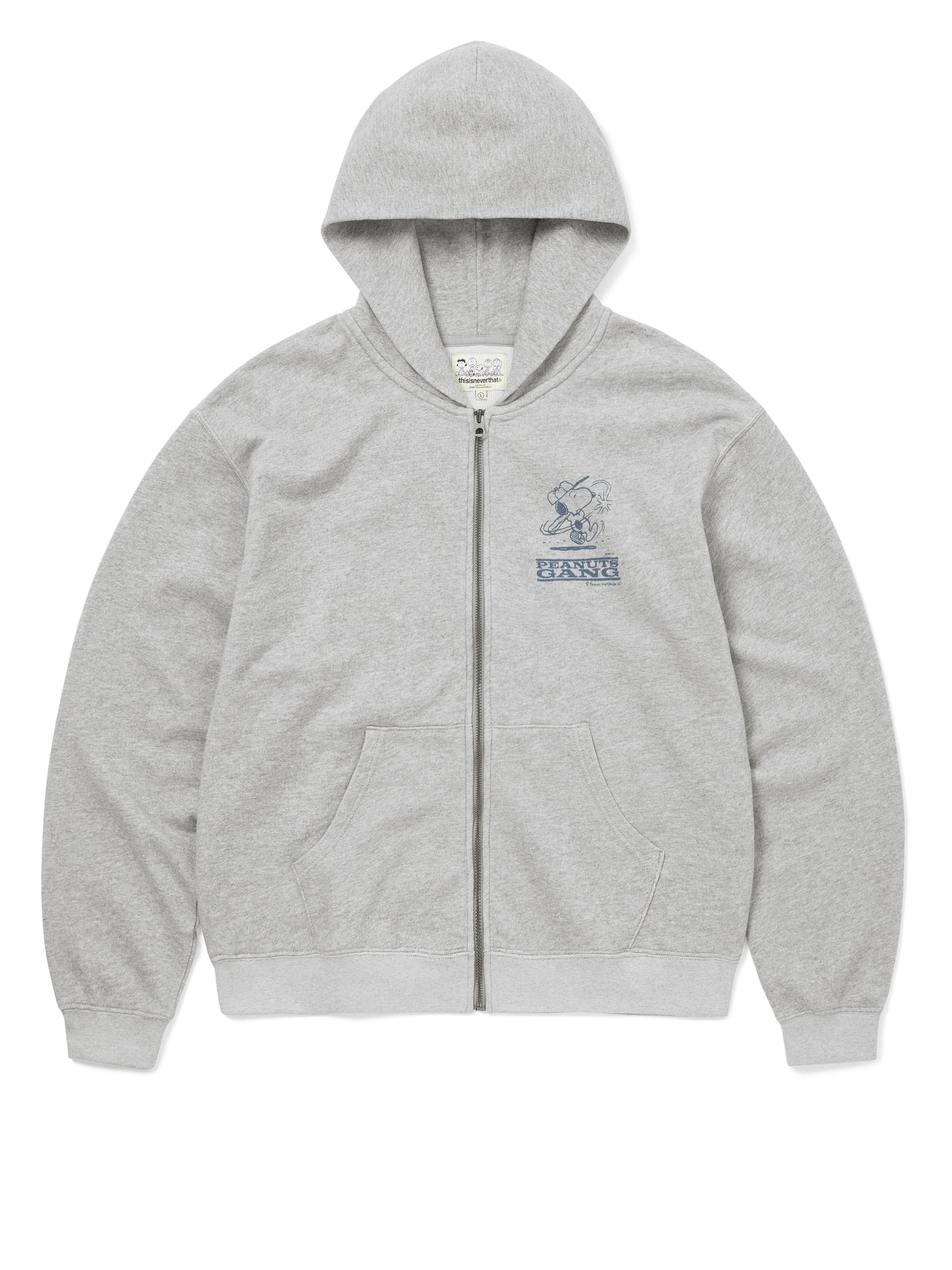 thisisneverthat TNT PEANUTS Zip Up Hoodie