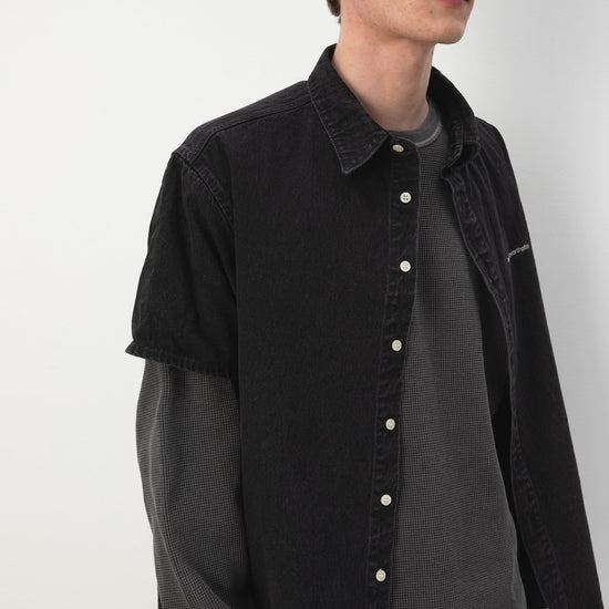 thisisneverthat Washed Denim S/S Shirt