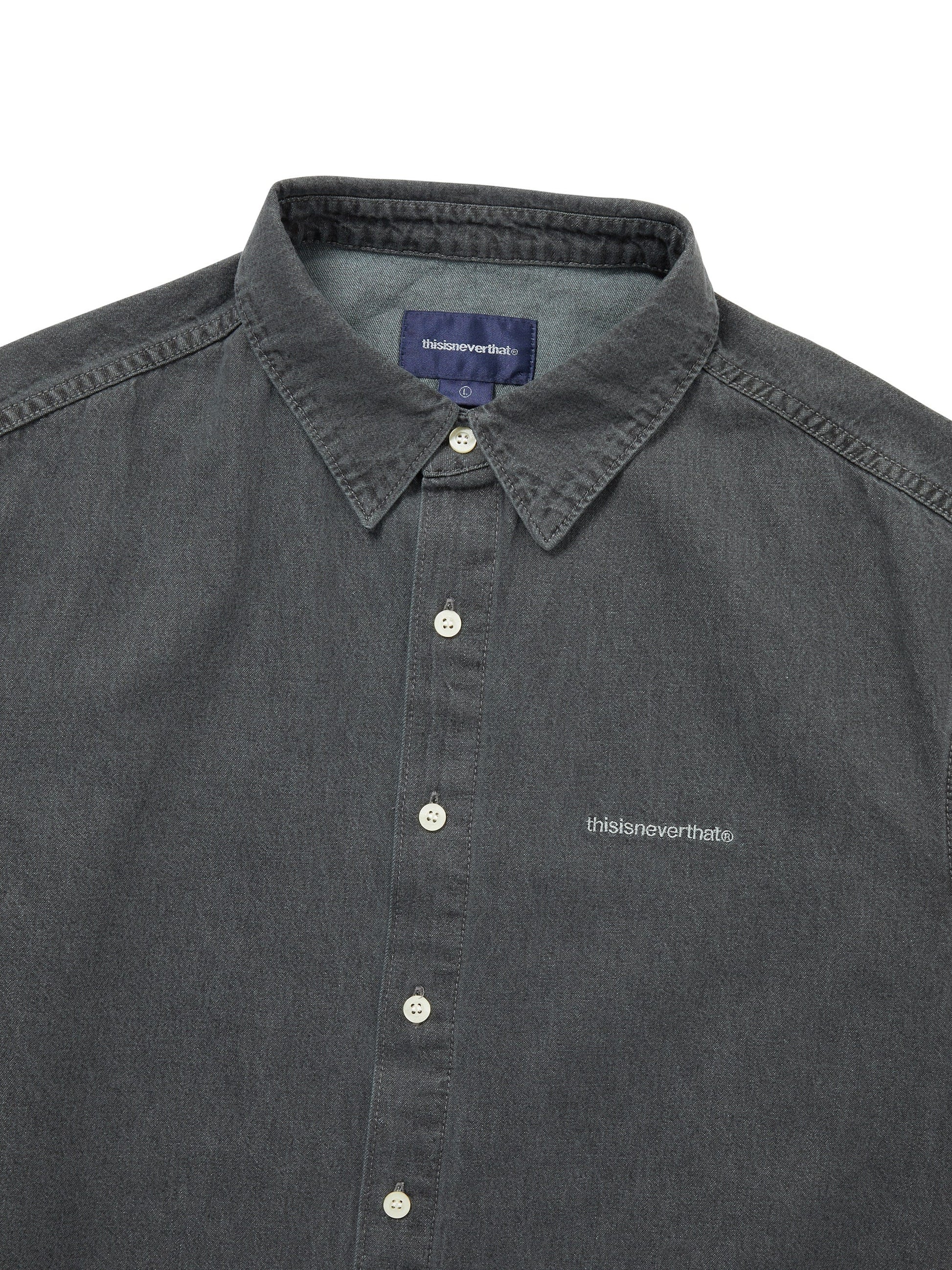 thisisneverthat Washed Denim S/S Shirt
