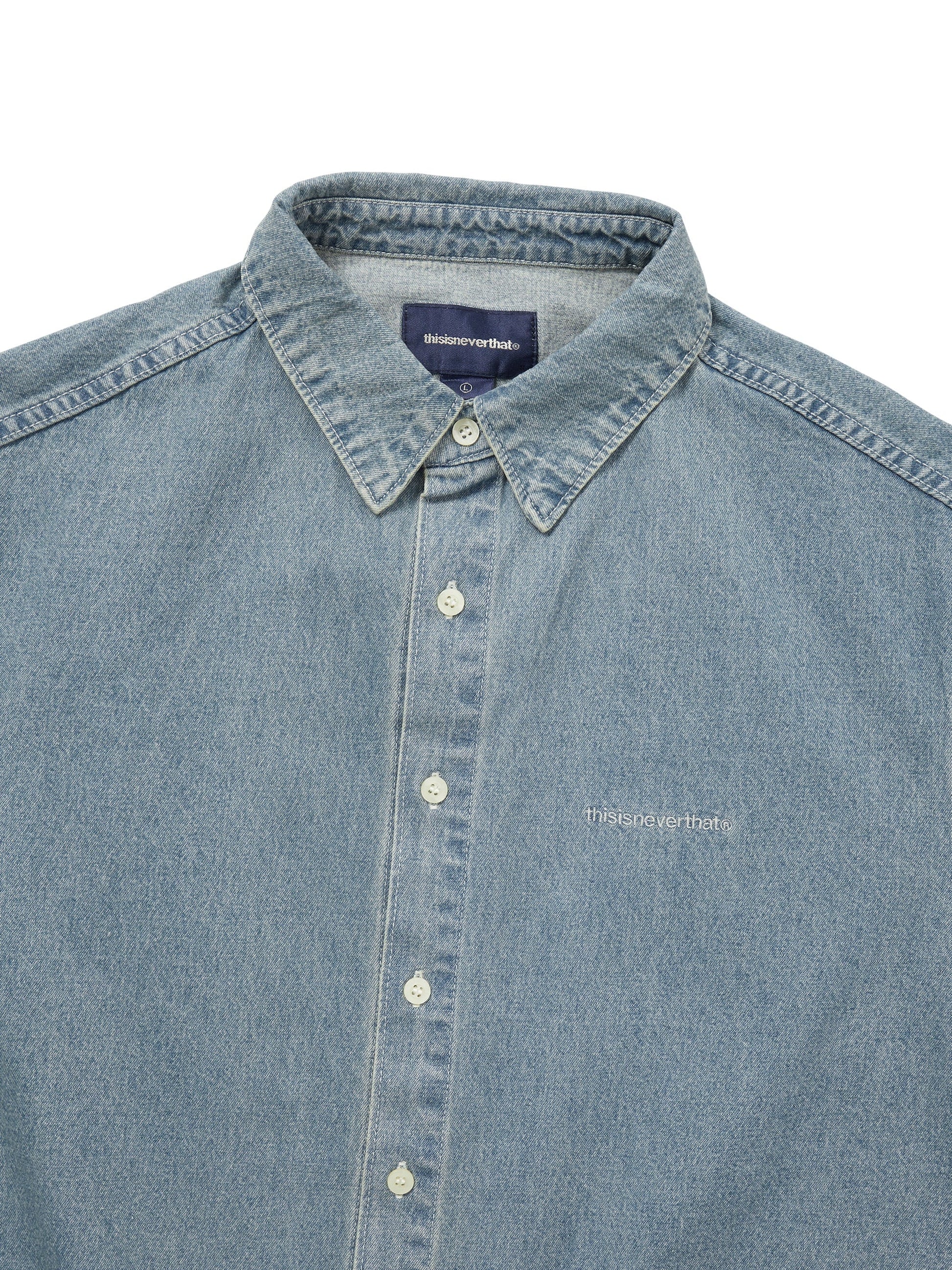thisisneverthat Washed Denim S/S Shirt
