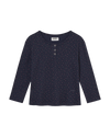 AEAE Flower Henley Neck Tee