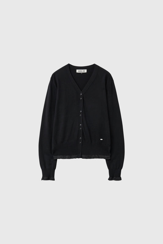 General Idea WOMAN Relaxed Frill Cardigan