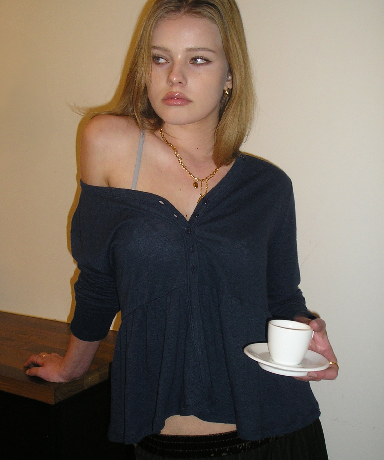 Bitter Cells Swell V Neck Cardigan