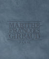 Marithé François Girbaud CLASSIC LOGO CORDUROY SHOULDER BAG ash blue