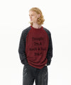 Mahagrid Rock Star Raglan Stripe Long Sleeve Tee
