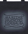 Marithé François Girbaud DRAWING CLASSIC LOGO DENIM ECO BAG light blue