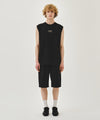 Marithé François Girbaud SORONA COOL SMALL CLASSIC LOGO SLEEVELESS light heather gray