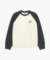Marithé François Girbaud SMALL CLASSIC LOGO COLOR BLOCK SWEATSHIRT charcoal
