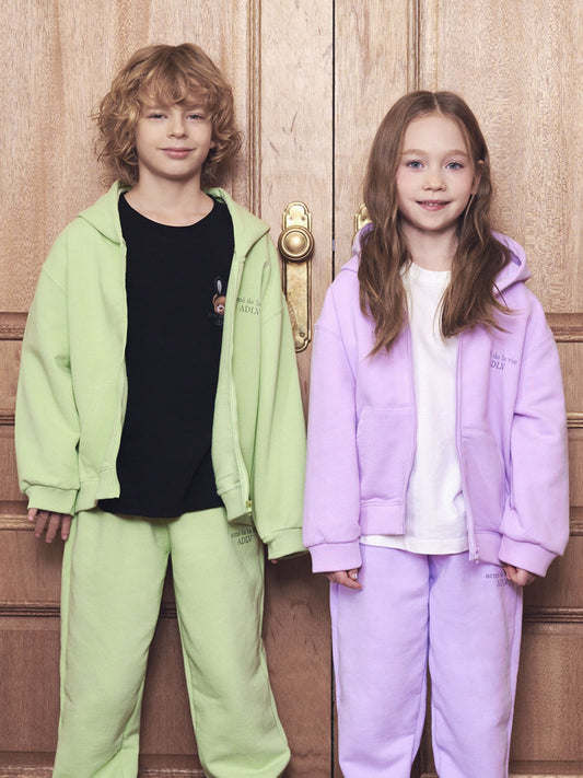ADLV Kids Basic Logo Hoodie Zip Up