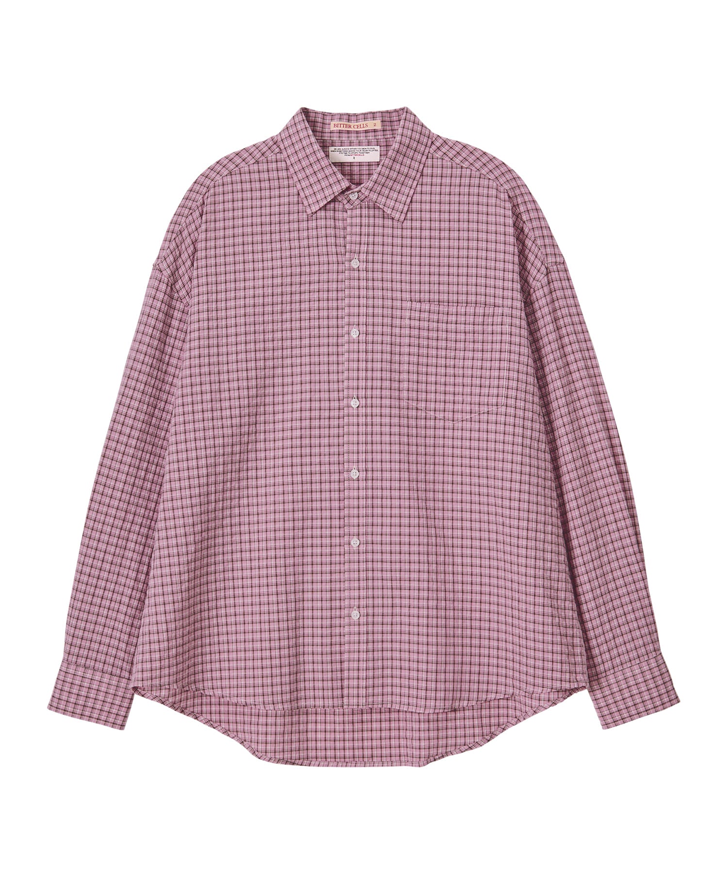 Bitter Cells Sarah Check Shirt - Pink
