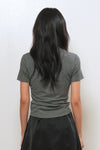 General Idea WOMAN Acetate Round Neck T-Shirt
