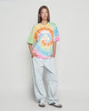 ADLV Tie Dye Basic Logo Short Sleeve T-Shirt