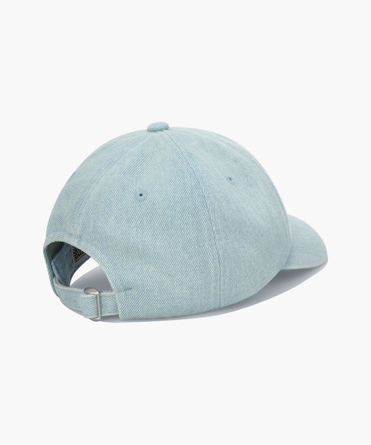 Marithé François Girbaud Denim Washing Classic Logo Covered Cap Light Blue