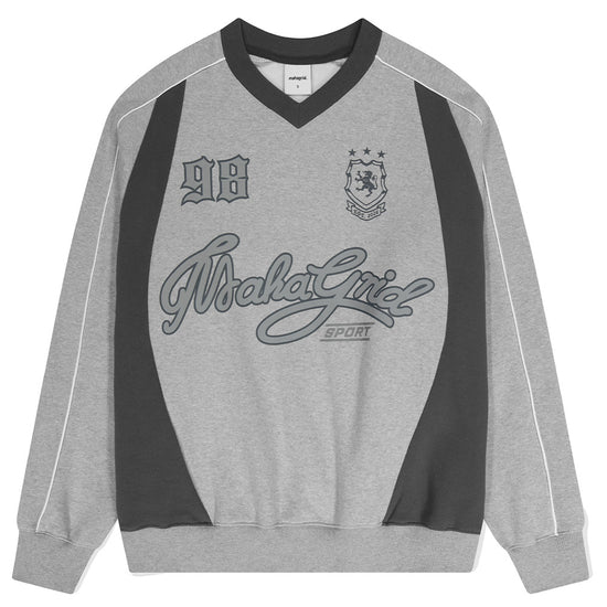 Mahagrid Track Sweatshirt Grey