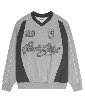 Mahagrid Track Sweatshirt Grey
