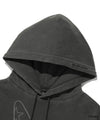 Nice Ghost Club Fantasia Mickey Mouse Pigment Hoodie in Charcoal