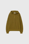 General Idea UNISEX Crochet Hooded Knit
