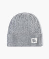 Marithé François Girbaud KIDS CABLE BEANIE heather gray