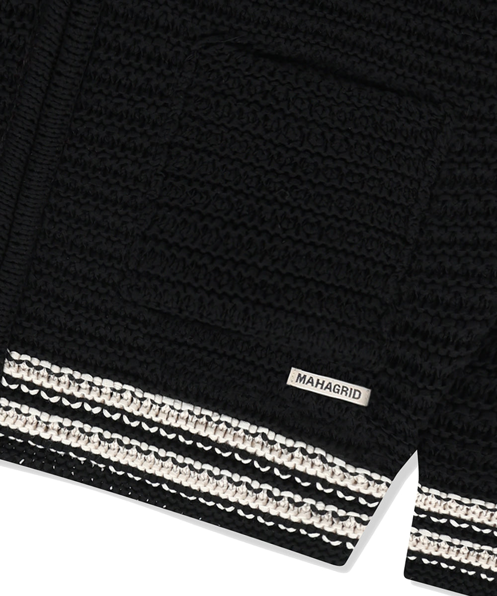 Mahagrid TRACK KNIT ZIP-UP