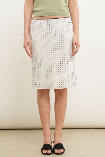 General Idea WOMAN Dot Sheer Midi Skirt