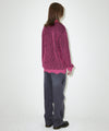 Mahagrid CUTTING CONTRAST HALF ZIP-UP KNIT