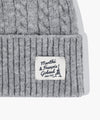 Marithé François Girbaud KIDS CABLE BEANIE heather gray
