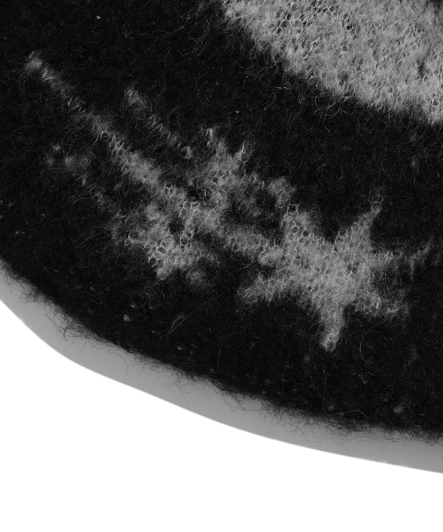 Nice Ghost Club Stripe 3Star Logo Mohair Beanie