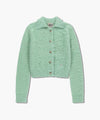 Marithé François Girbaud W Hairy Collar Cardigan