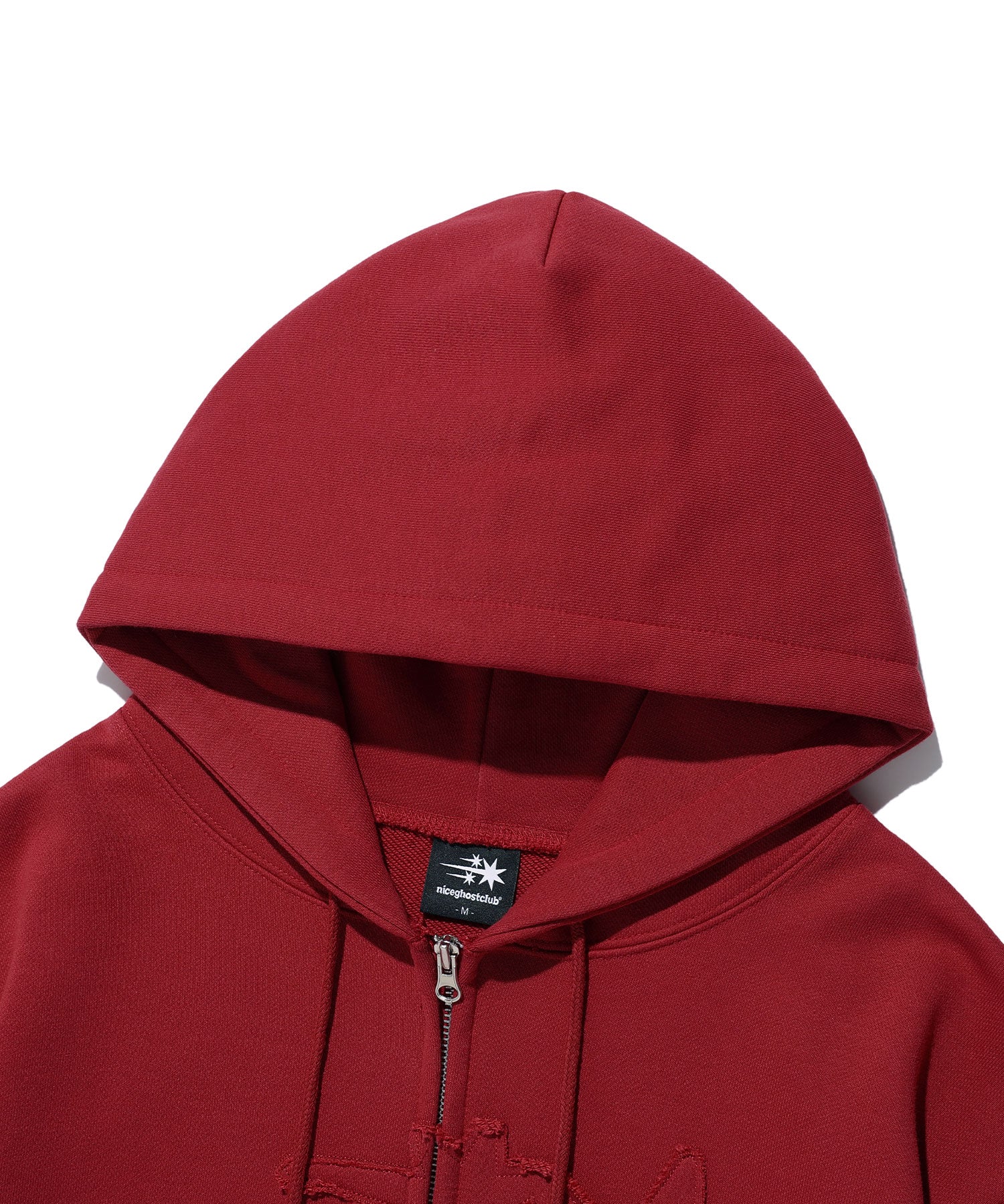 Nice Ghost Club 3Star Logo Zip Hoodie
