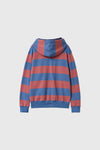 General Idea UNISEX Open Button Stripe Hoodie