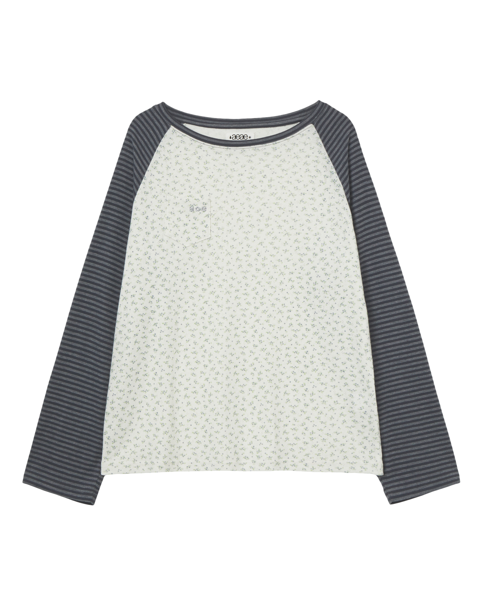 AEAE Cozy Flower Raglan Long Sleeve