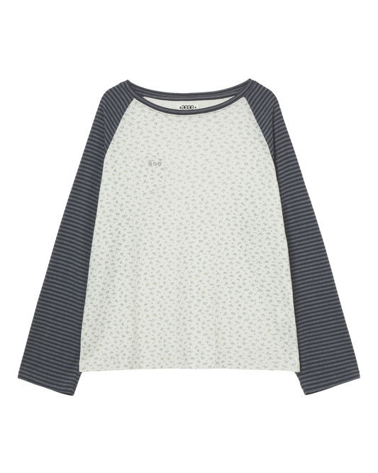 AEAE Cozy Flower Raglan Long Sleeve