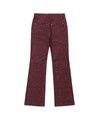 Cavish Python Bootscut Pants [Red]