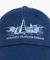 Marithé François Girbaud SAILING GRAPHIC COVERED CAP dark blue