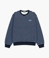 Marithé François Girbaud SMALL CLASSIC LOGO STRIPE SWEATSHIRT navy