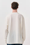 General Idea UNISEX Basic Sakariaba Long Sleeve Tee [WHITE]