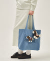 Marithé François Girbaud PONY CLASSIC LOGO ECO BAG SKY BLUE