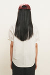 General Idea WOMAN Loose Fit Folded Sleeve Cotton Shirt