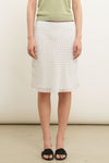 General Idea WOMAN Dot Sheer Midi Skirt