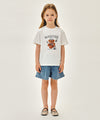 Marithé François Girbaud Kids Marine Bear Regenerated Tee