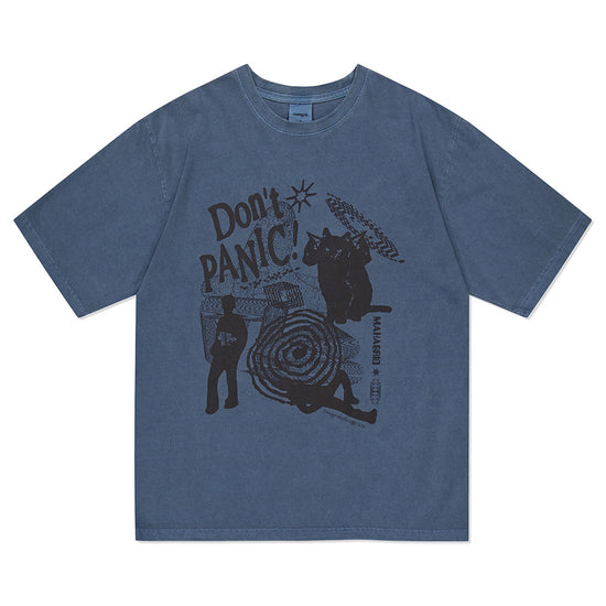 Mahagrid Don't Panic Pigment Tee