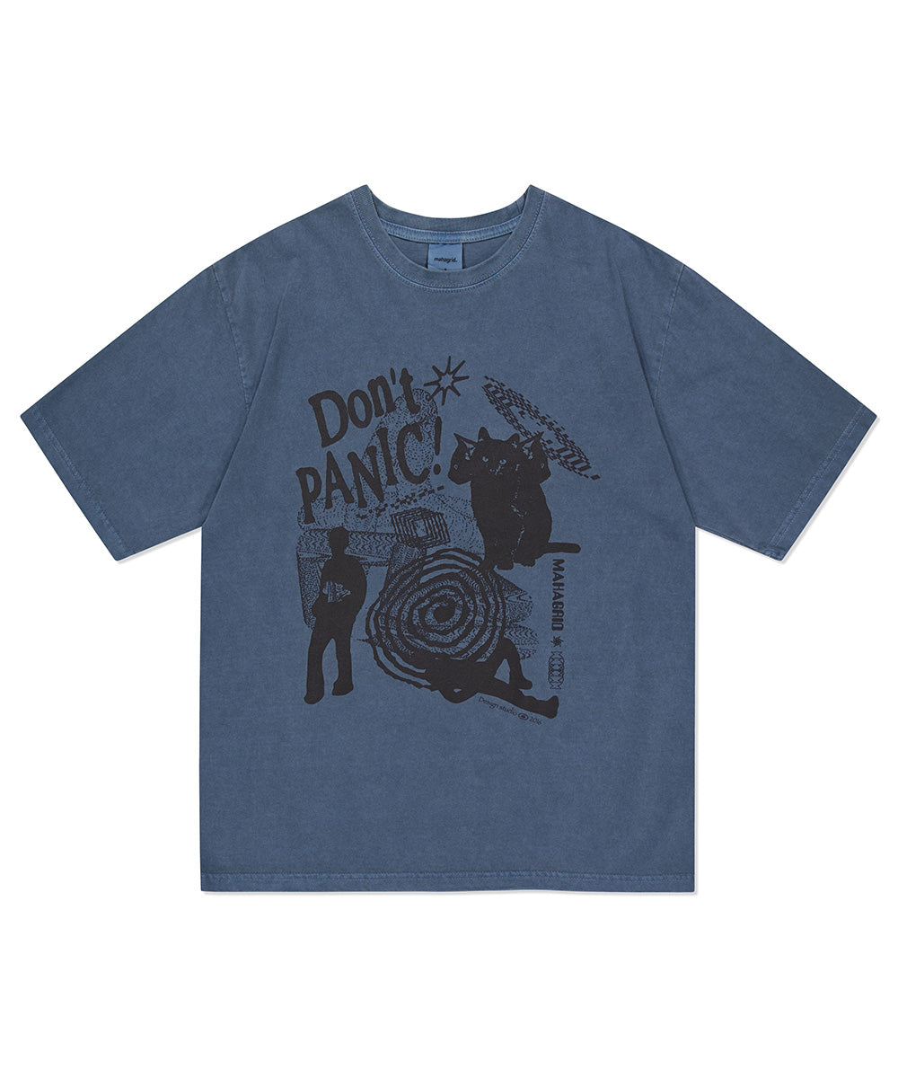 Mahagrid Don't Panic Pigment Tee
